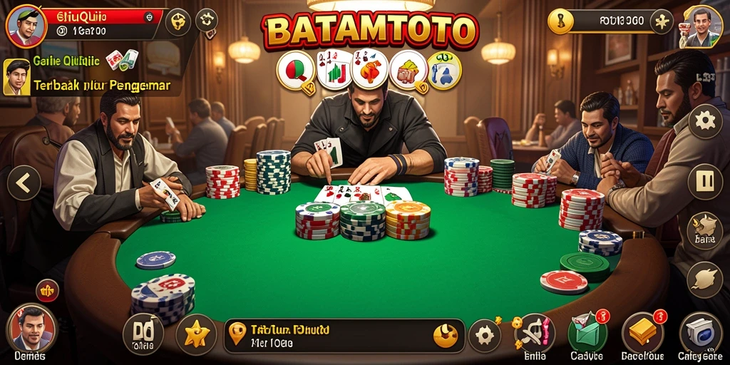 Screenshot gameplay QiuQiu yang seru di BATAMTOTO.