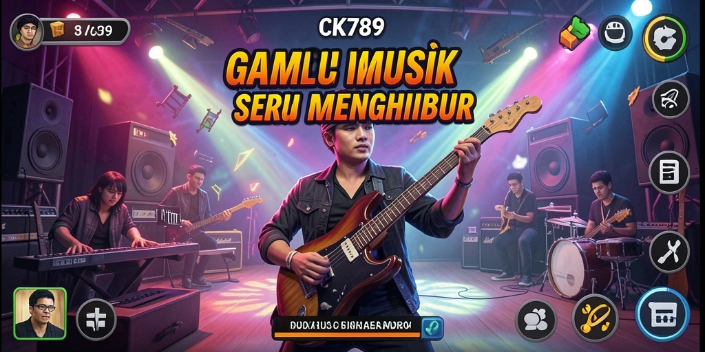 Tampilan gameplay CK789 dengan variasi lagu menarik.
